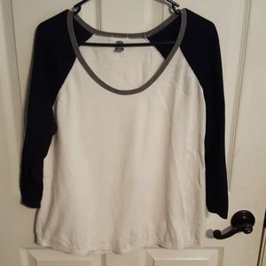 Women's baseball tee